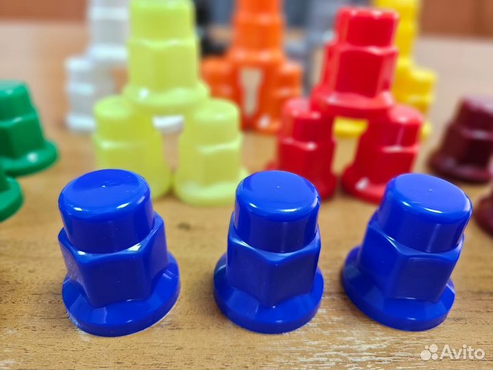 На гайки колеса 100 шт Колпачки 33 мм Высокие