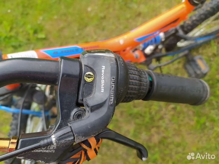 Велосипед горный подростковый двухподвесный 24 бу