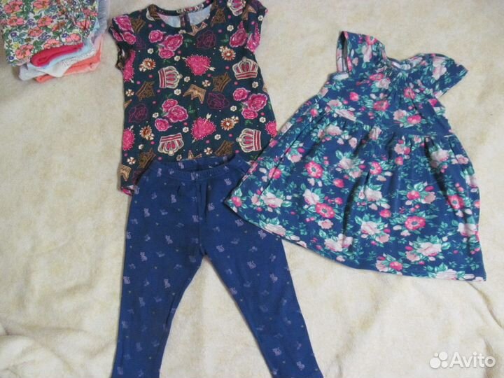 Одежда пакетом для девочки 86 92