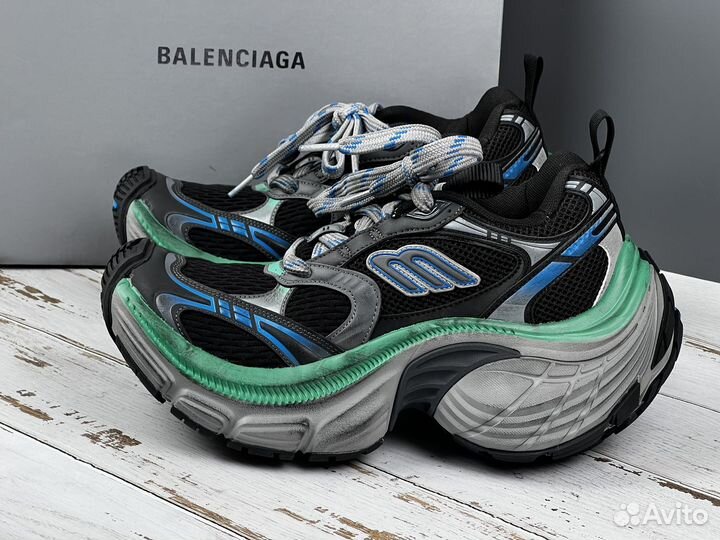 Кроссовки Balenciaga 10XL Sneaker Grey Green