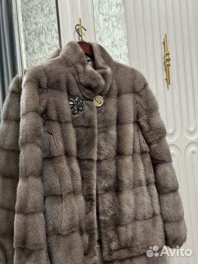 Шуба норковая трансформер 42-44