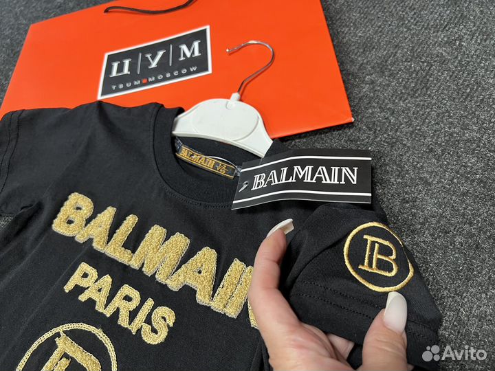 Футболка balmain детская