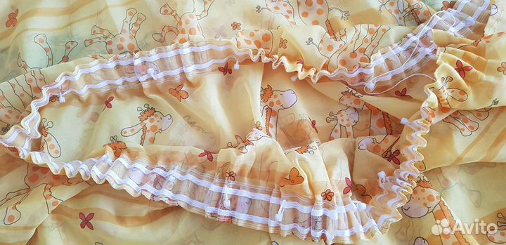 Тюль новая в детскую