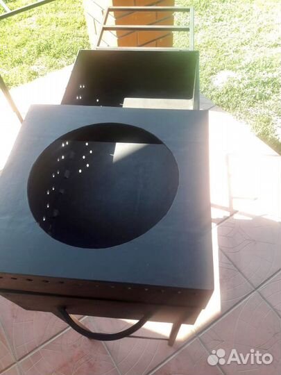 Мангал со съемным подказанником