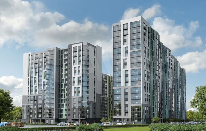 2-к. квартира, 81,2 м², 8/17 эт.