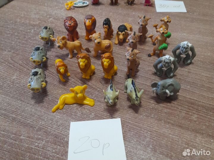 Фигурки киндер и не только