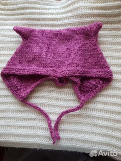 Чепчик вязаный Шапка