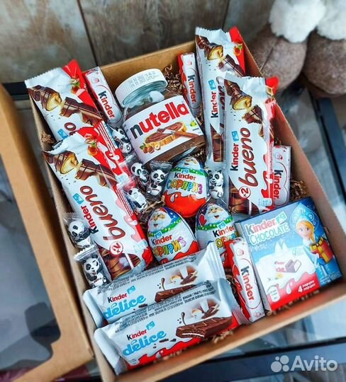 Киндер бокс/сладкий букет/киндер букет для девушки