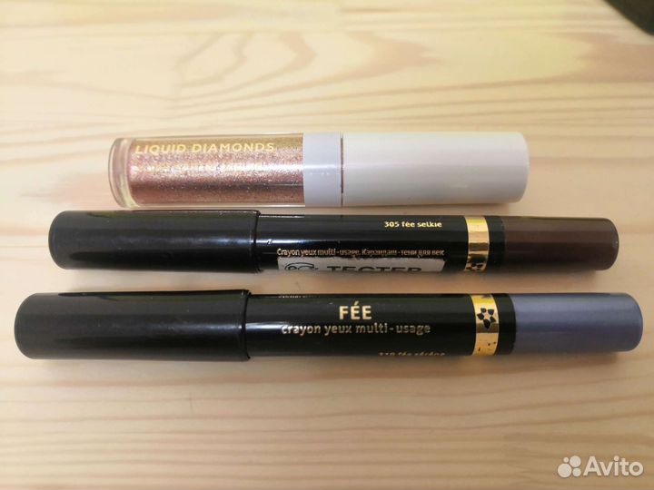 Карандаши для век, блёстки