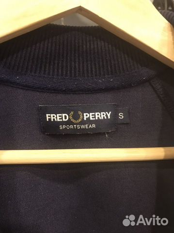 Fred perry олимпийка с лампасами