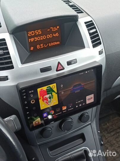 Магнитола Opel Zafira B Android 9 дюймов