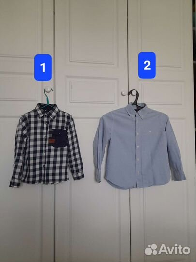 Рубашки для мальчика (рост 104 см и 128 см)