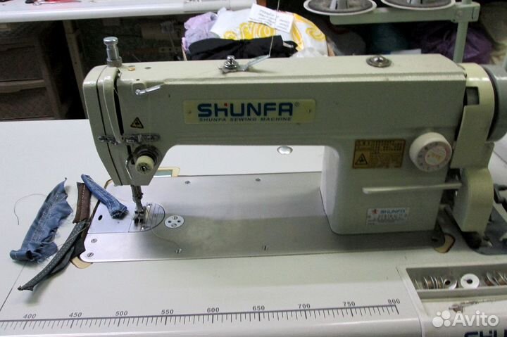 Швейная машина. Кожа, джинсы и др