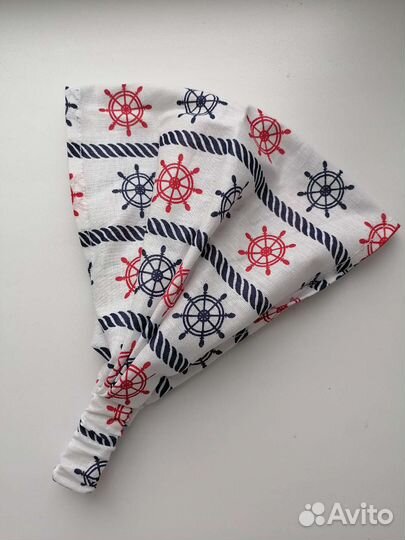 Детская косынка бандана на резинке