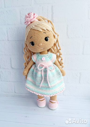Кукла вязаная ручная работа