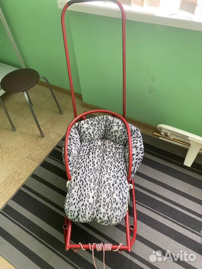 Детские санки с колесами