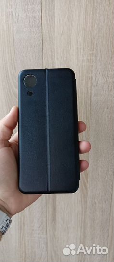 Чехол-книжка на Samsung Galaxy A03 core, черный