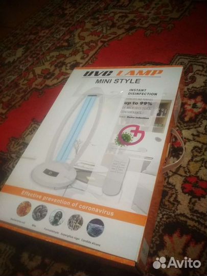 Бактерицидная ультрафиолетовая лампа