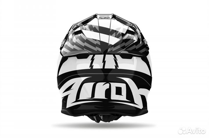 Эндуро Шлем Airoh Twist 3 Thunder Black White