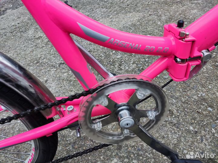 Складной велосипед для девочки 8-15 лет