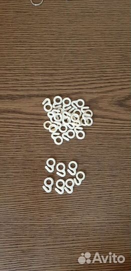 Крючки,кольца для тюли и штор