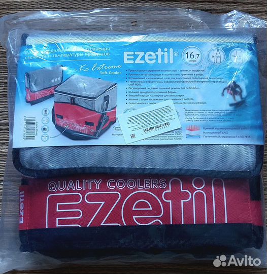 Сумка-термос Ezetil Keep Cool Extreme 16 Red + акк