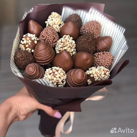Букет клубника в шоколаде