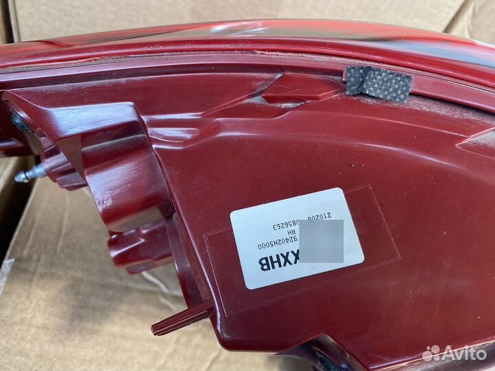 Задние фонарь на hyundai solaris