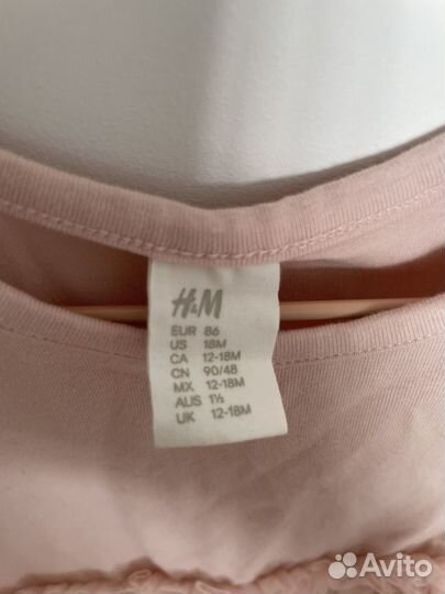 Платье для девочки hm 86