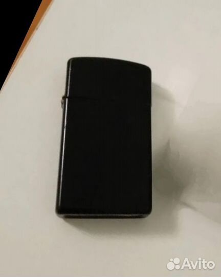 Zippo slim black matte