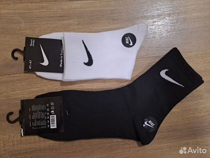 Качественные носки Nike, средняя высота