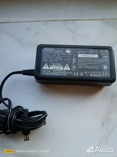 Блок питания AC-L10A для камер sony