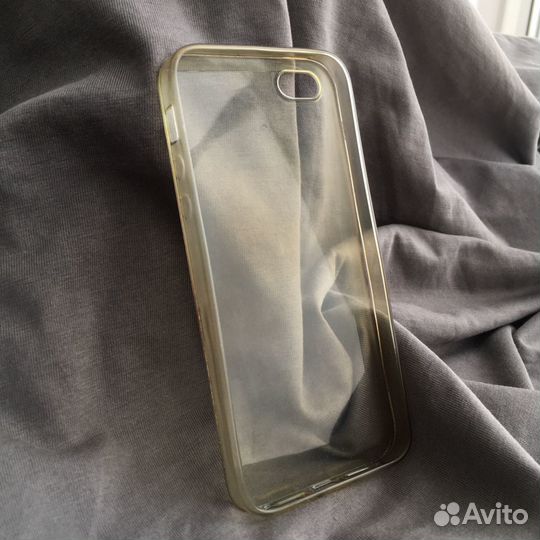 Прозрачный затемненный чехол iPhone 5/5s/se