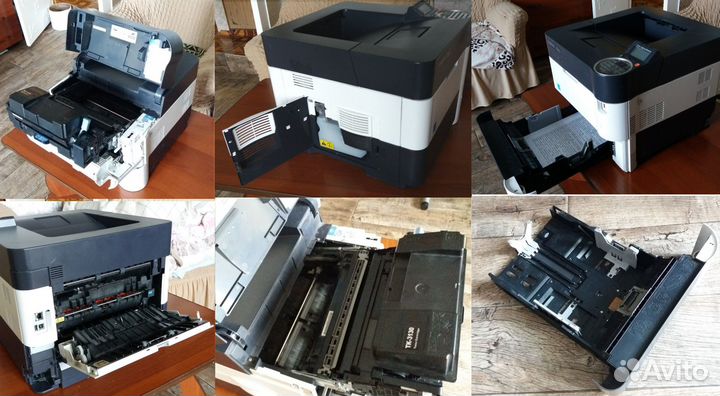 Принтер FS-4300DN в рабочем состоянии