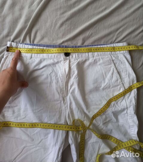 Шорты мужские летние белые bershka 50 Л