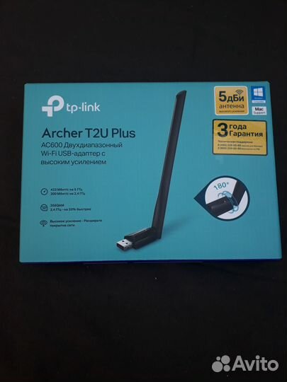 Wi-Fi адаптер TP-Link Archer T2U Plus
