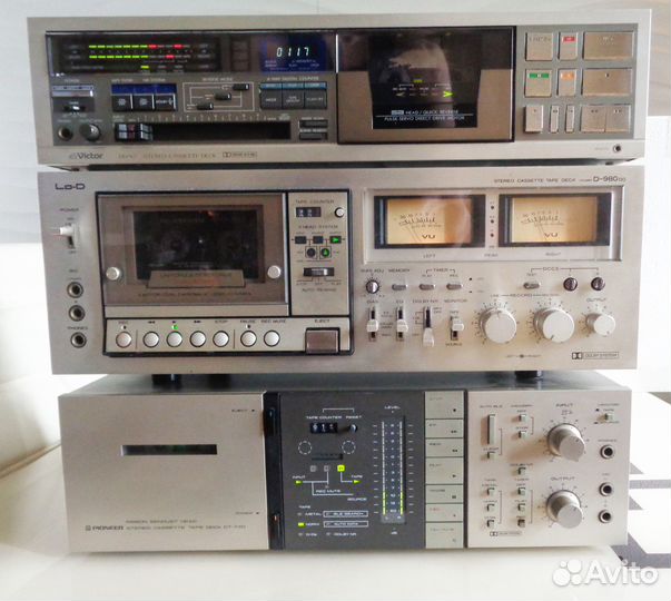Кассетные деки Lo-D Pioneer Victor