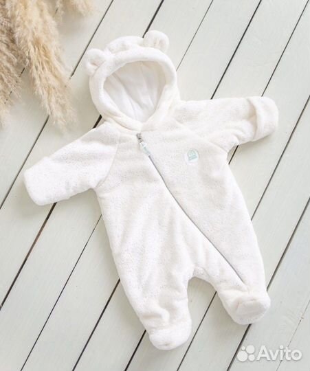 Теплый комбинезон /Комплект на выписку для малыша