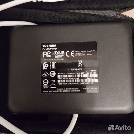 Внешний жесткий диск 2 тб Toschiba USB 3.0
