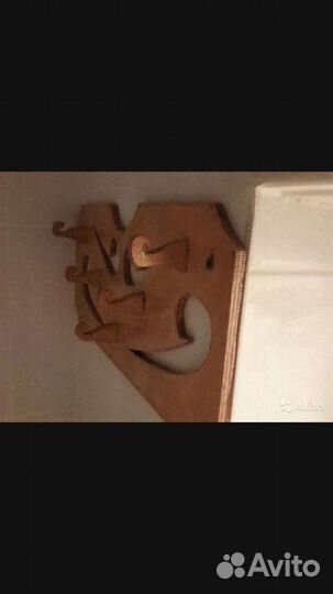 Вешалка 18х40 5крючк саун,баню,дач Достав Лен.р-ну