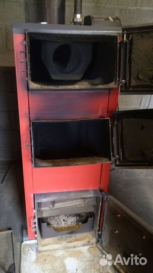Твердотопливный котел б/у 25кв полуавтомат