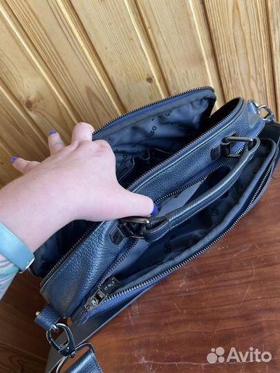 Сумка натуральная кожа мужская