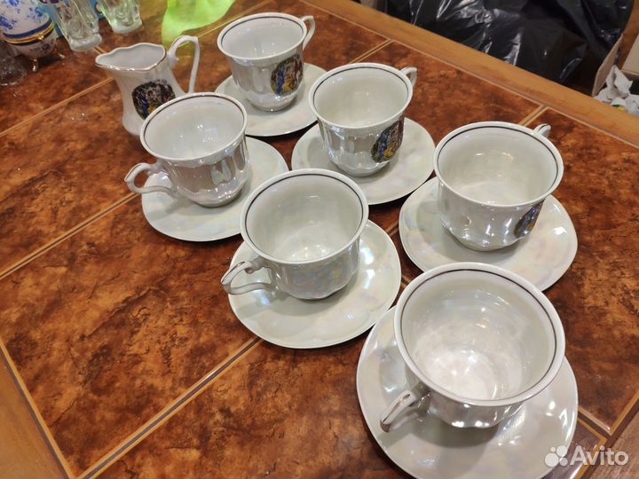 Чайный сервиз перламутровый