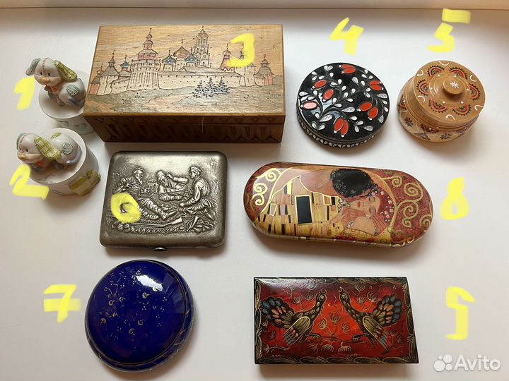 Антиквариные и винтажные шкатулки