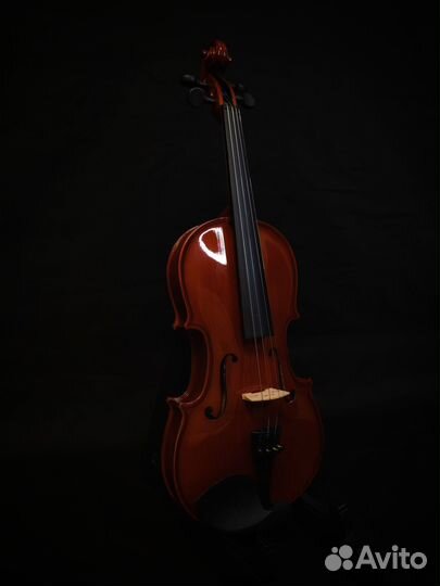 Скрипка из массива для начинающих 4/4 3/4 + мостик