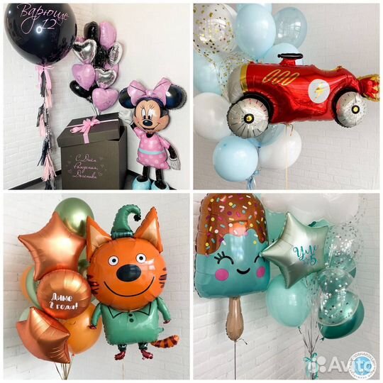 Воздушные шарики на выписку, день рождения