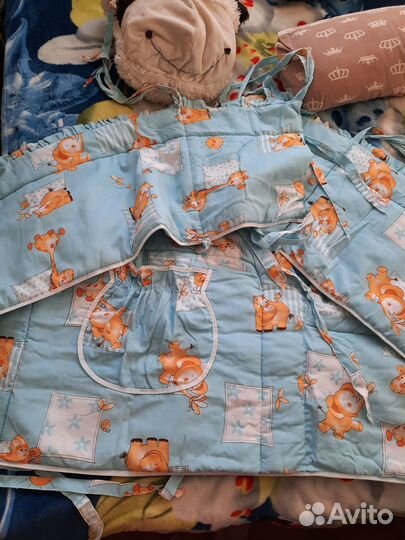 Бортики в детскую кроватку бу