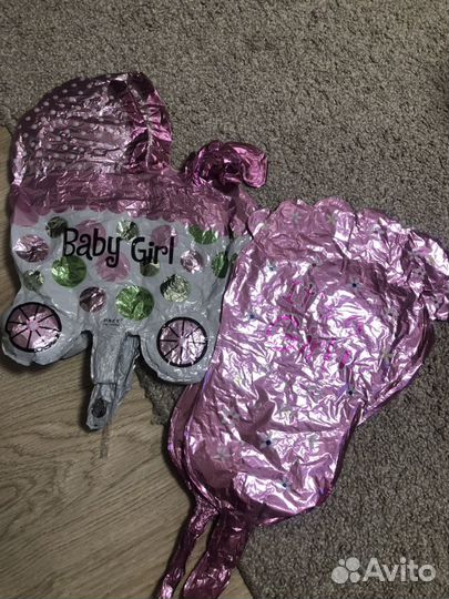 Магниты на машину. Из роддома на выписку+шары