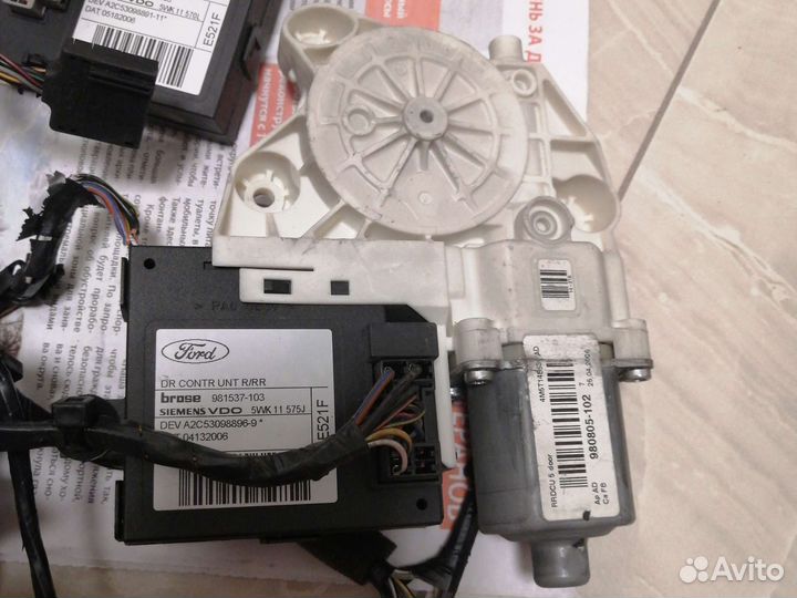 Стеклоподъёмники Ford focus 2(задние лев и прав)