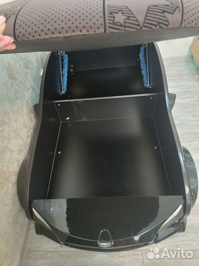 Детская кровать машина с матрасом